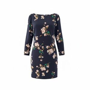 Gabriella Rocha Floral Print Long Sleeve Casual Dress Tunic Dress